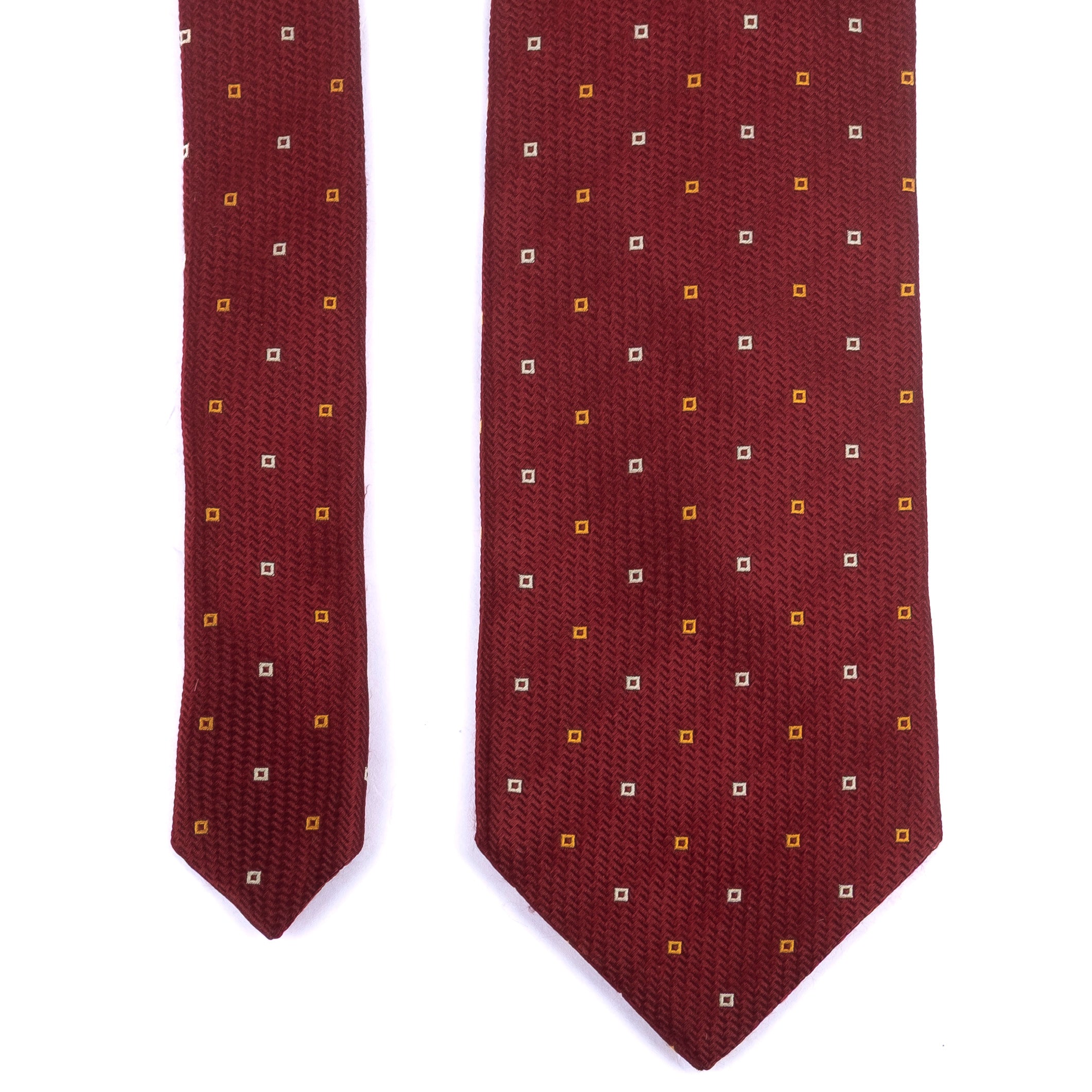 Patterned Burgundy Tie