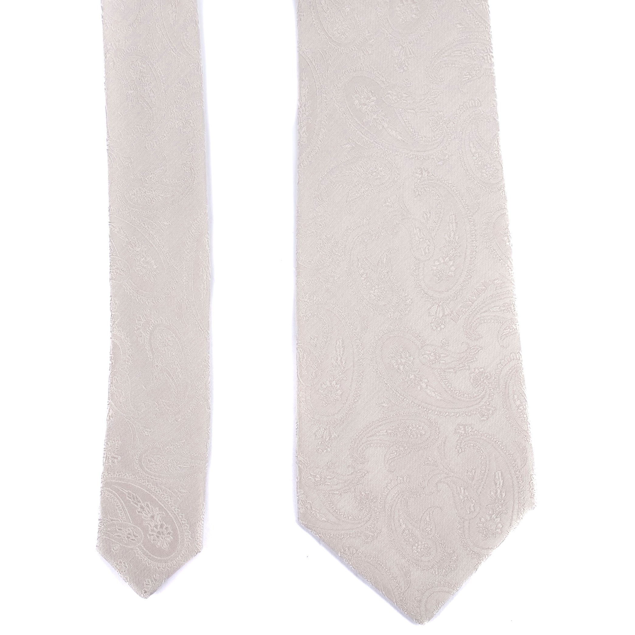 Silver Paisley Tie