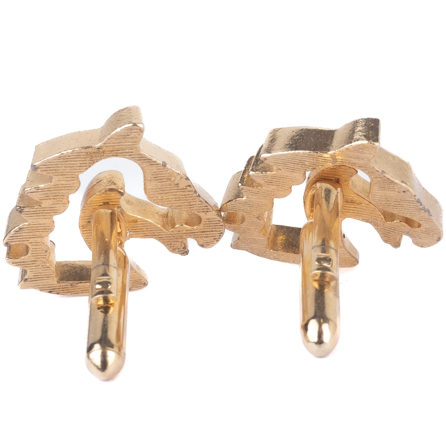 Gold Coloured Equestrian Cufflinks