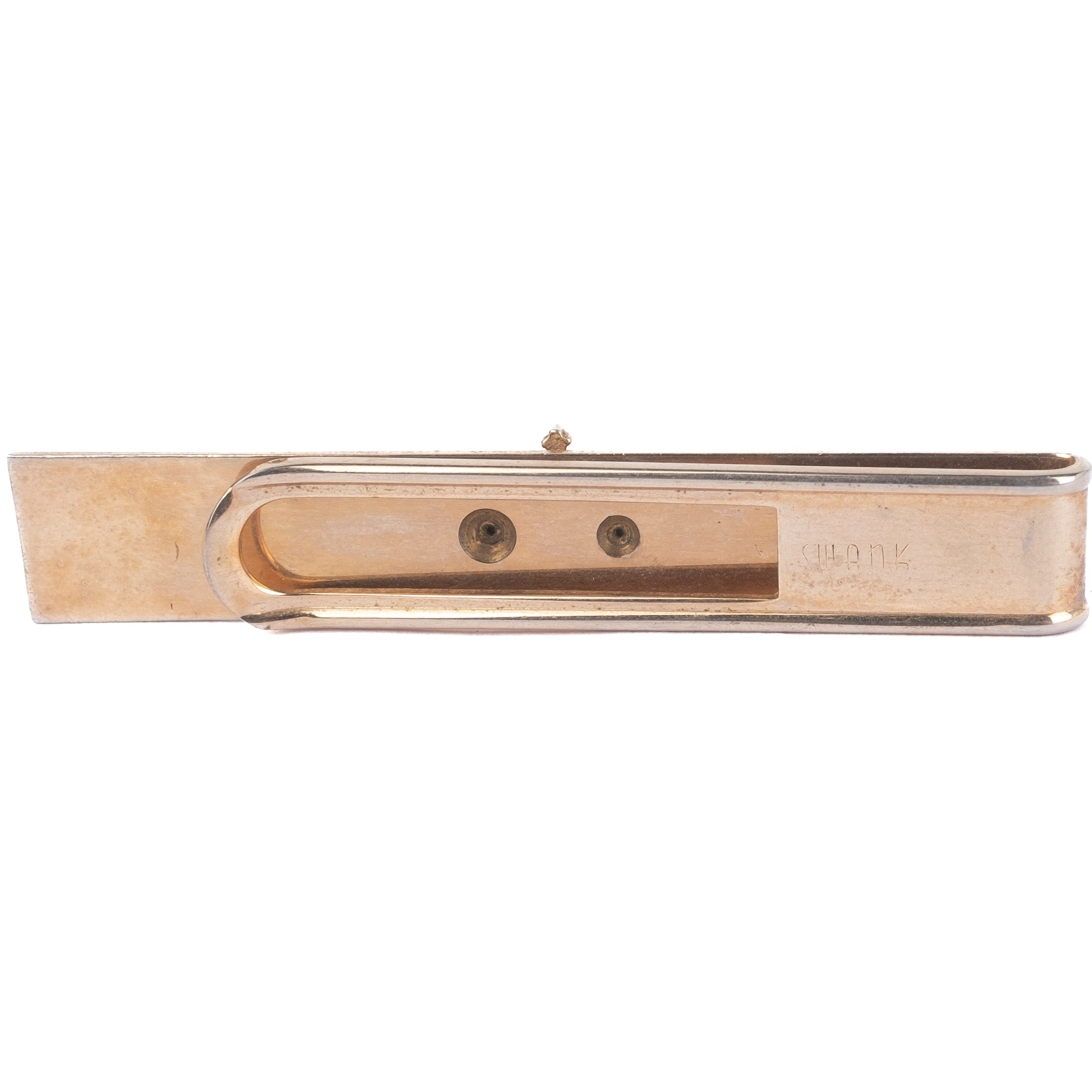 Gold Coloured Tie Clip with Crown