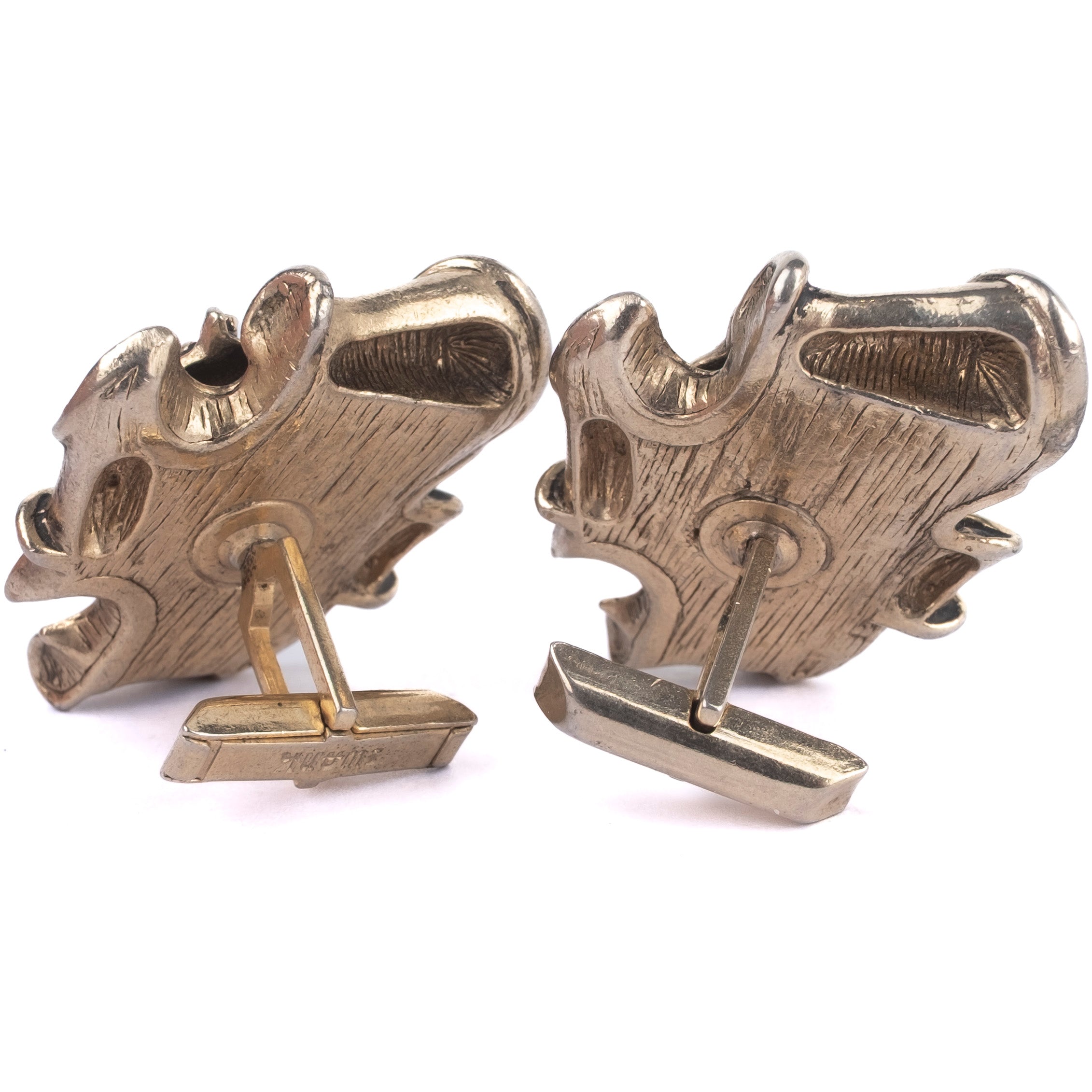 Black and Silver Goloured Equestrian Cufflinks