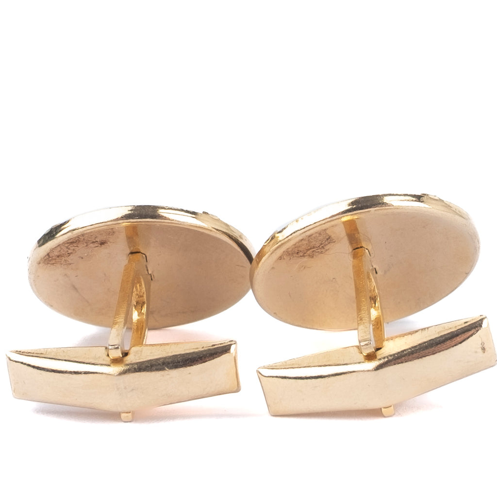 Black and Gold Don Quijote Cufflinks