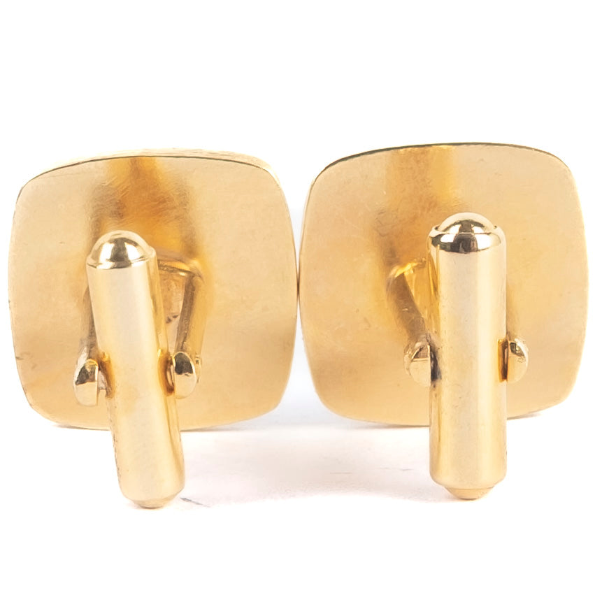 Gold and Blue Cufflinks