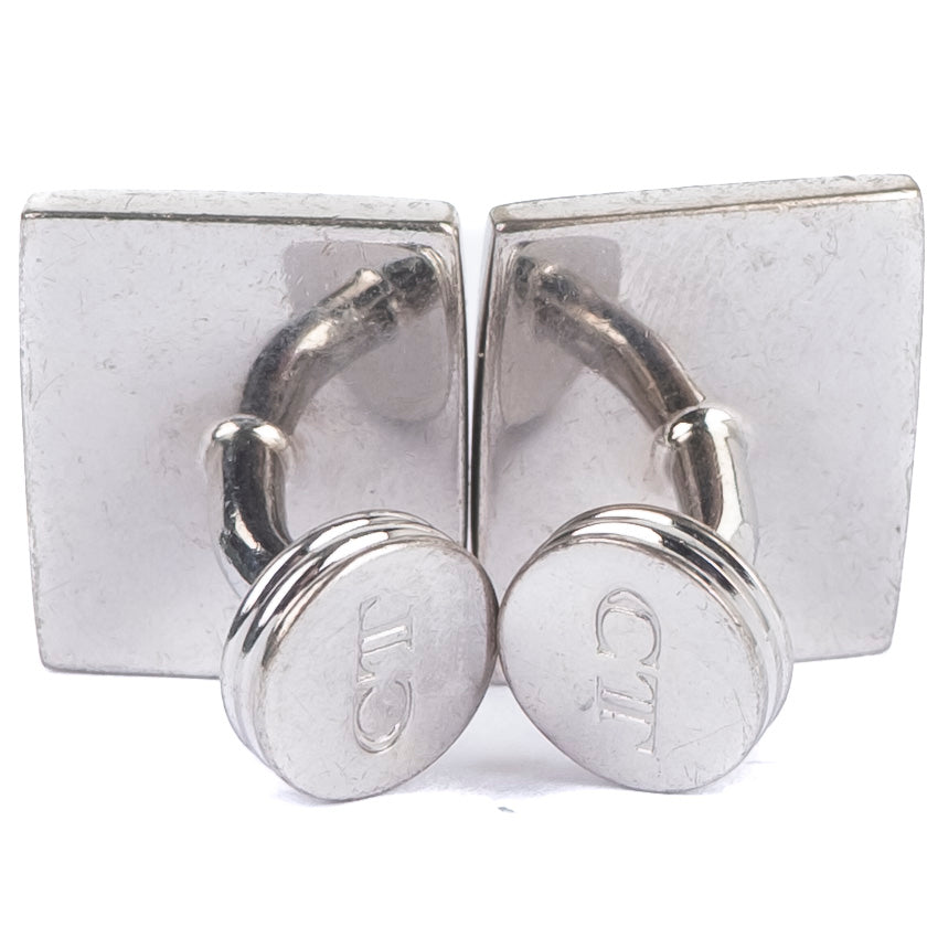 Red and Blue Striped Cufflinks