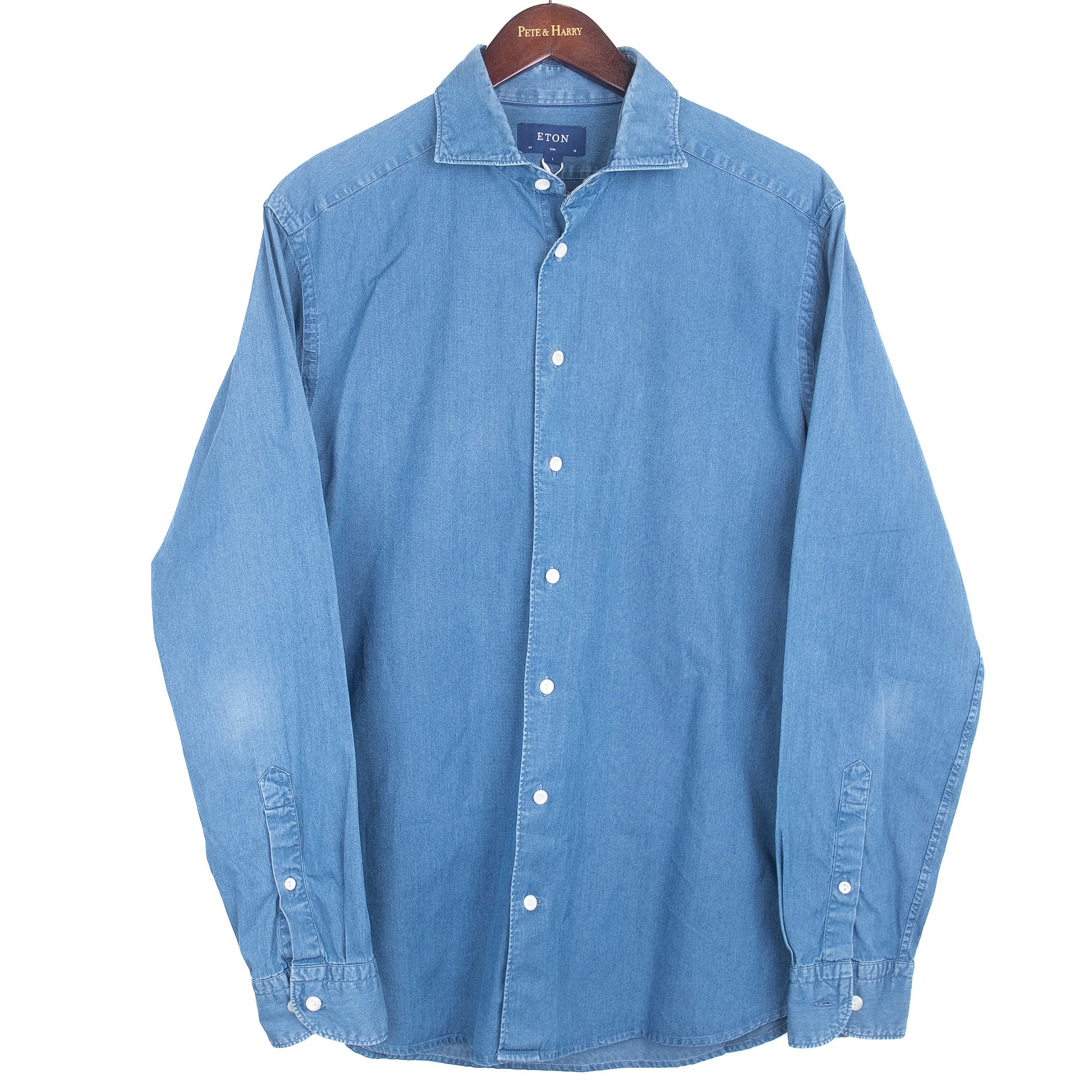 Denim Blue Denim Casual Shirt