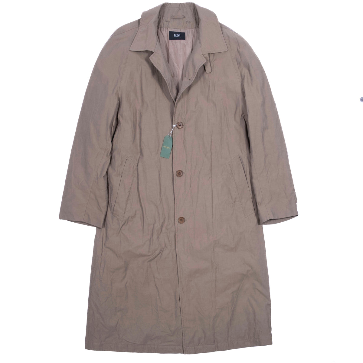 Beige Raglan Trench Coat