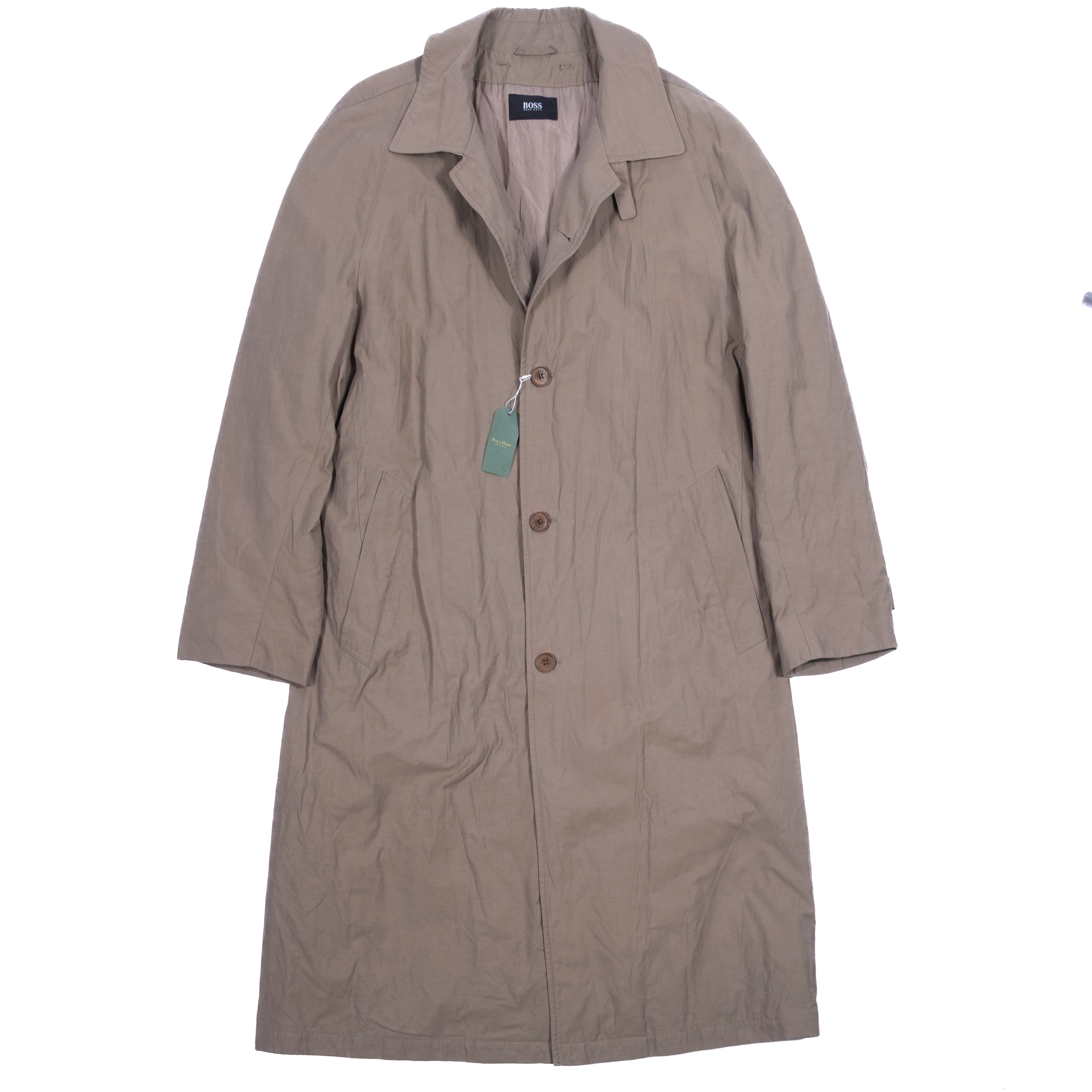 Beige Raglan Trench Coat