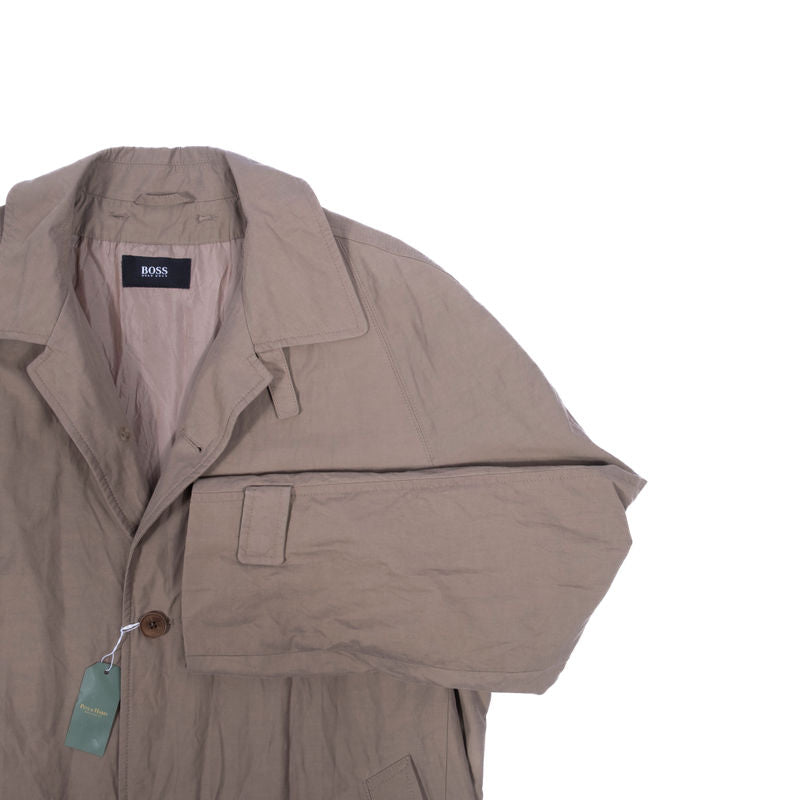 Beige Raglan Trench Coat