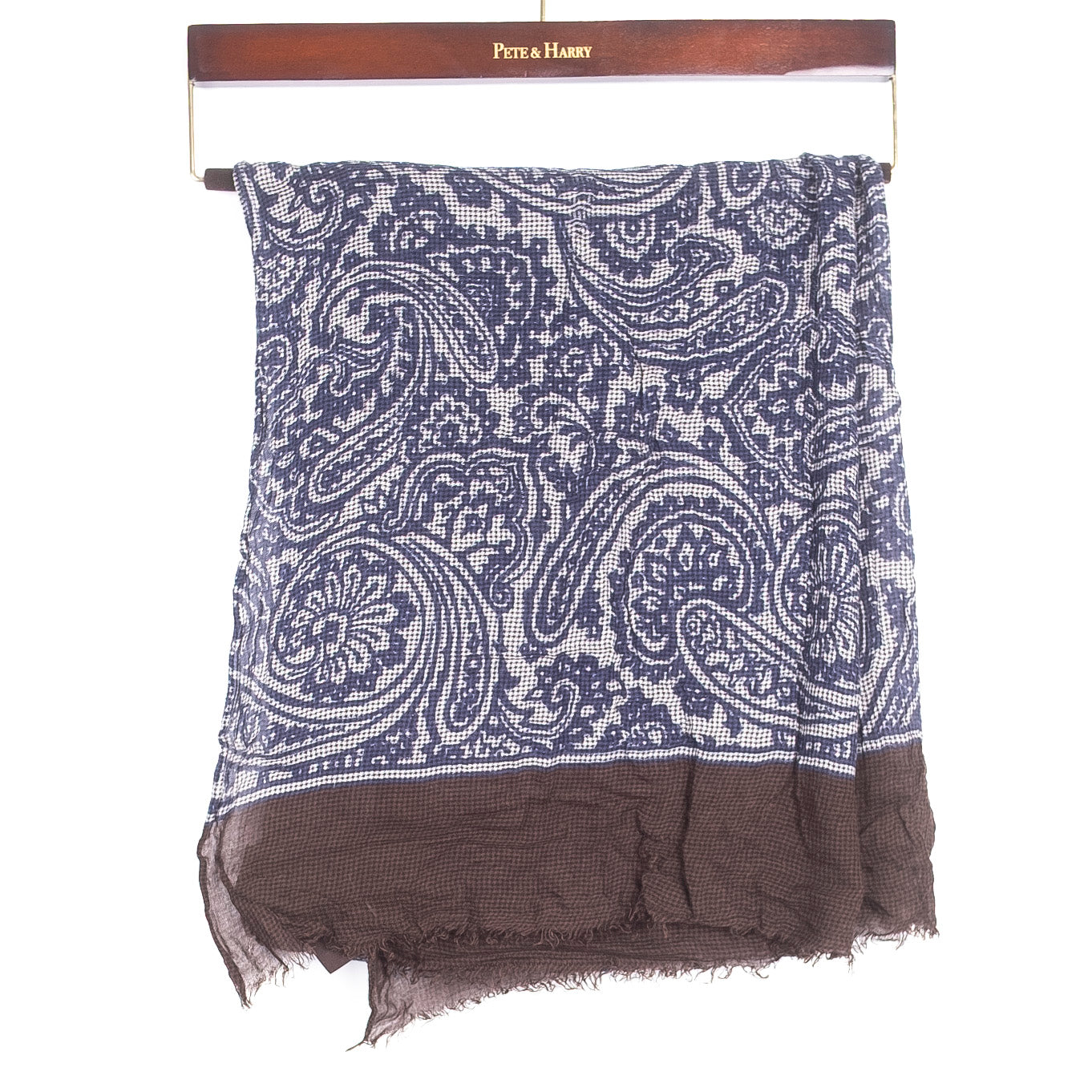 Blue Paisley Scarf