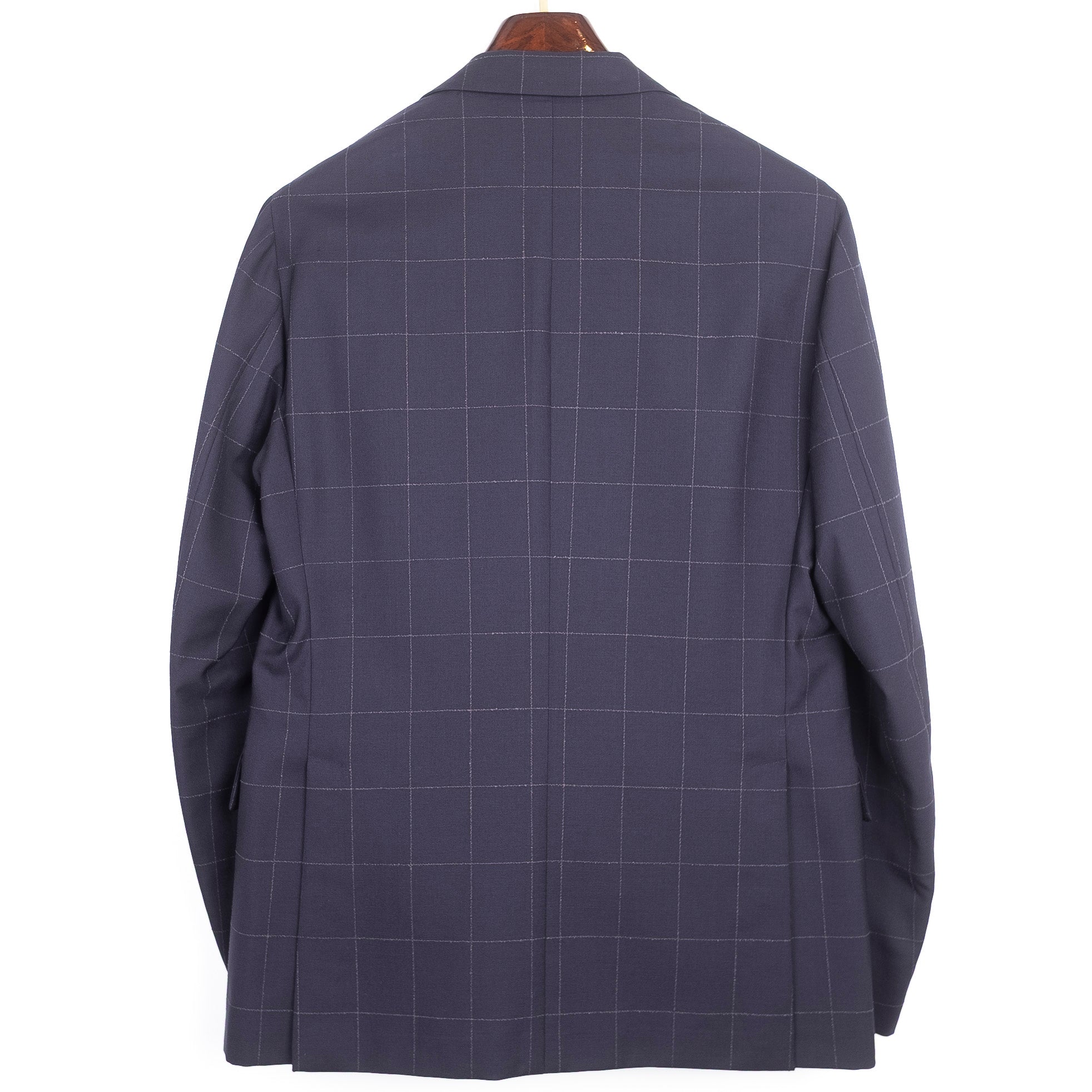 Navy Windowpane Suit