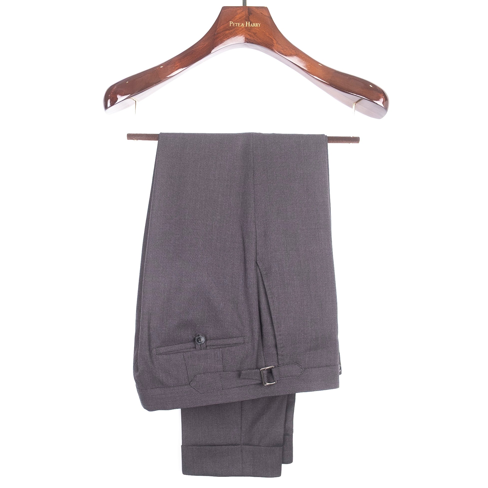 Charcoal Peak Lapel Suit