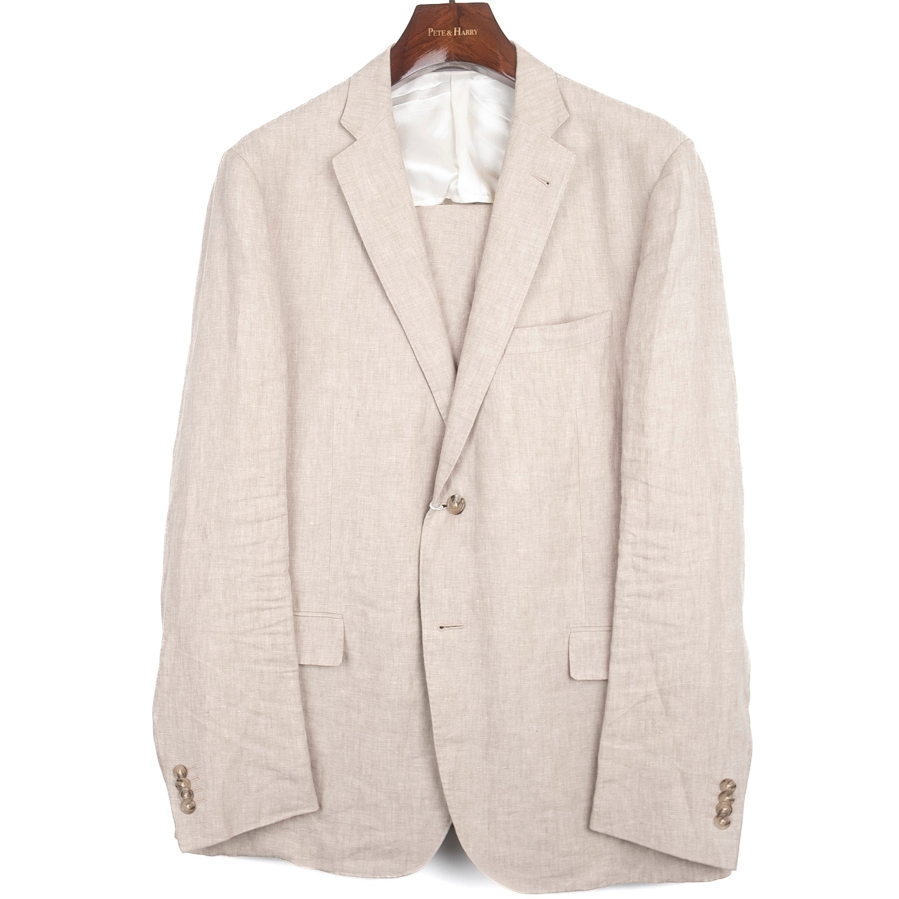 Oatmeal Linen Suit