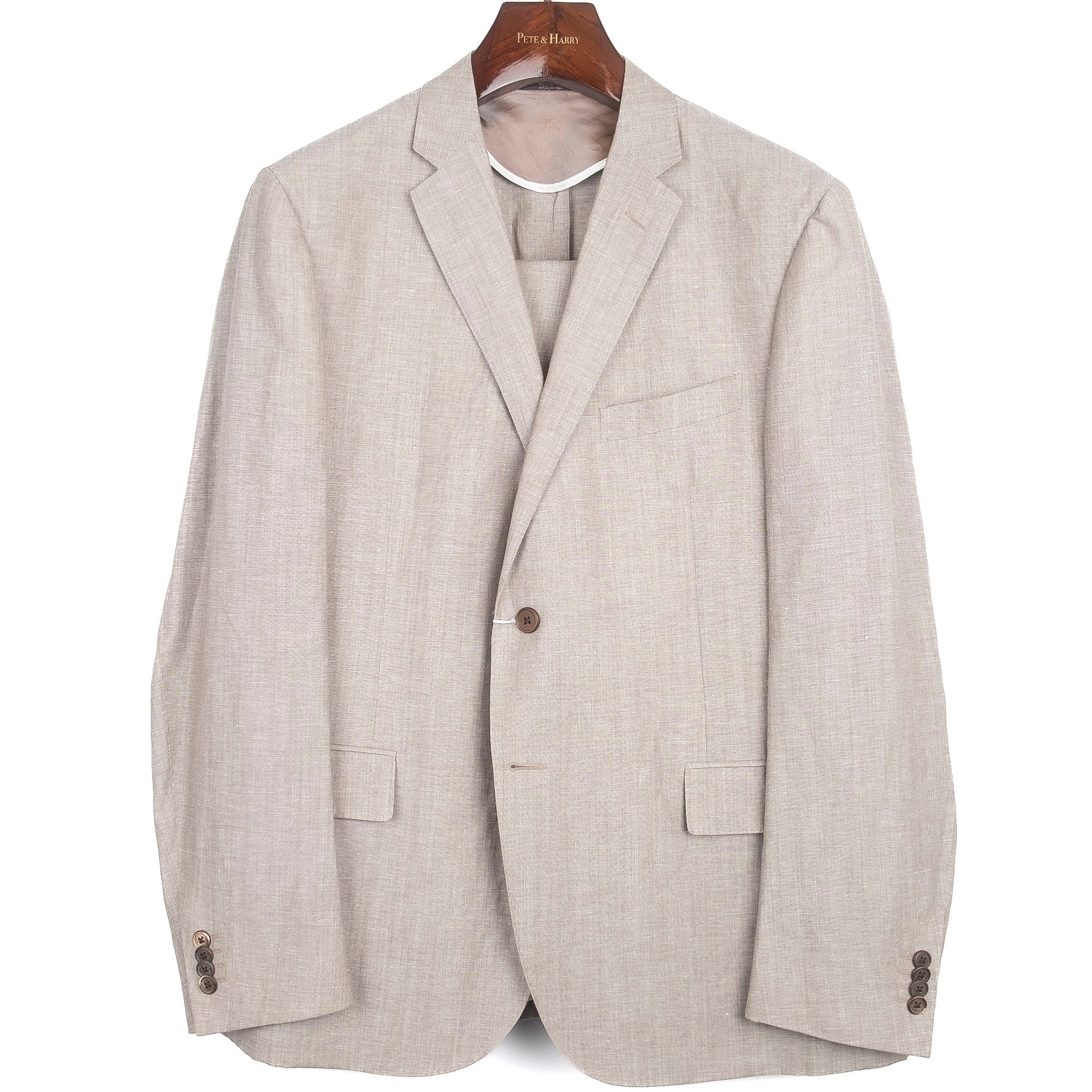 Taupe Summer Casual Suit