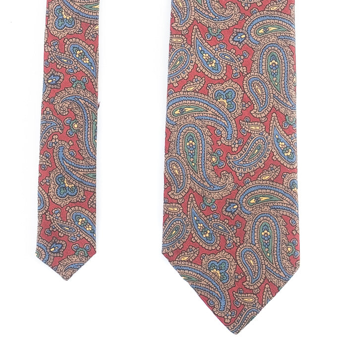 Red Paisley Tie