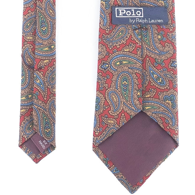 Red Paisley Tie