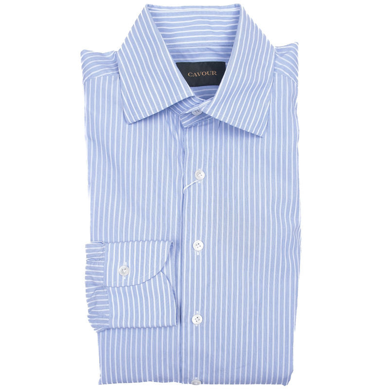 Blue with White Stripe Shirt