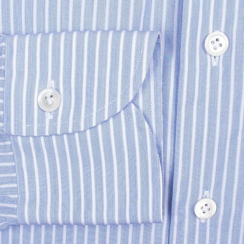 Blue with White Stripe Shirt