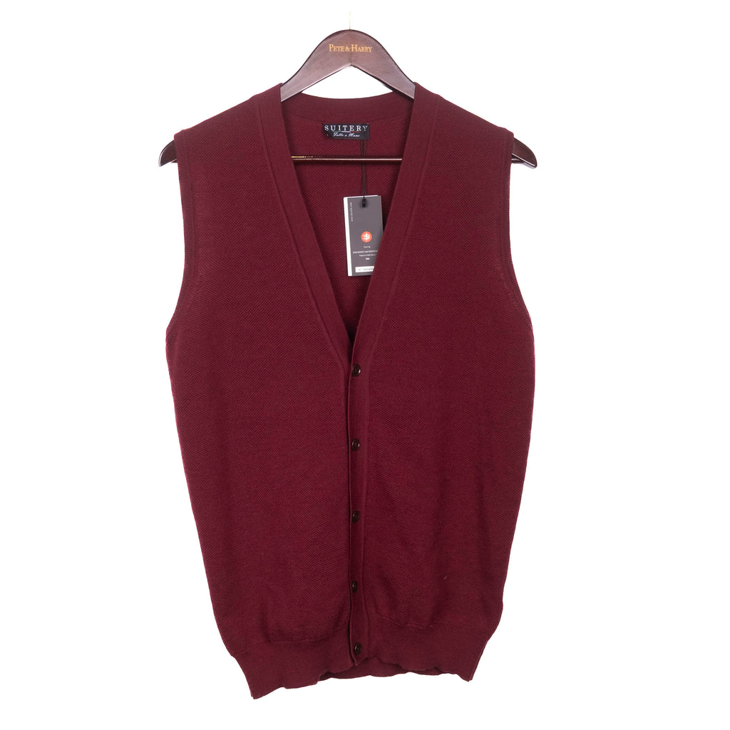 Burgundy Sweater Vest