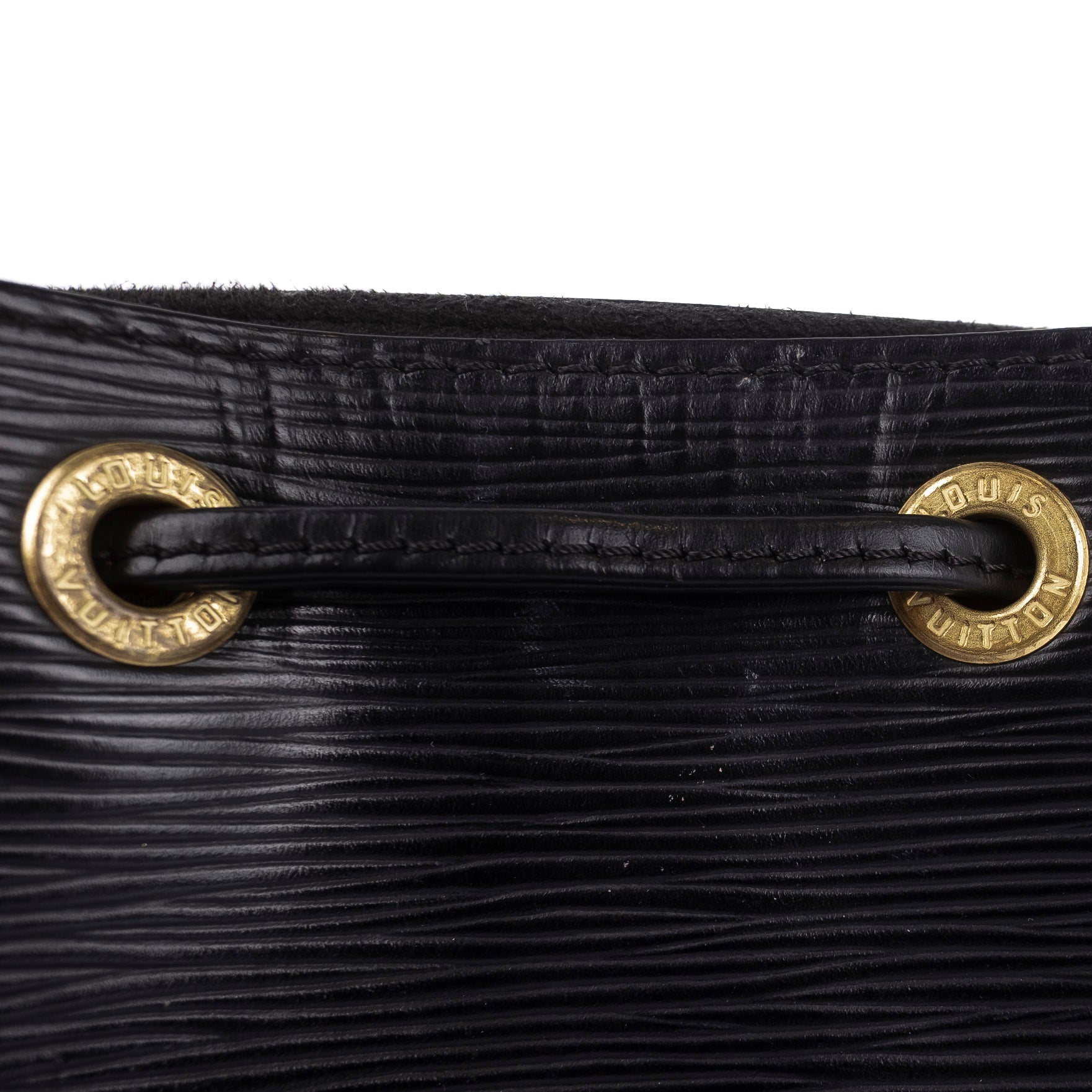 Black Epi Leather Tote Bag