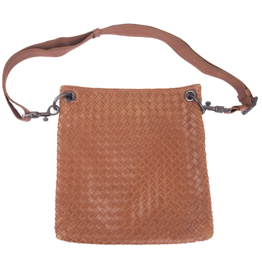 Brown Intrecciato Bag