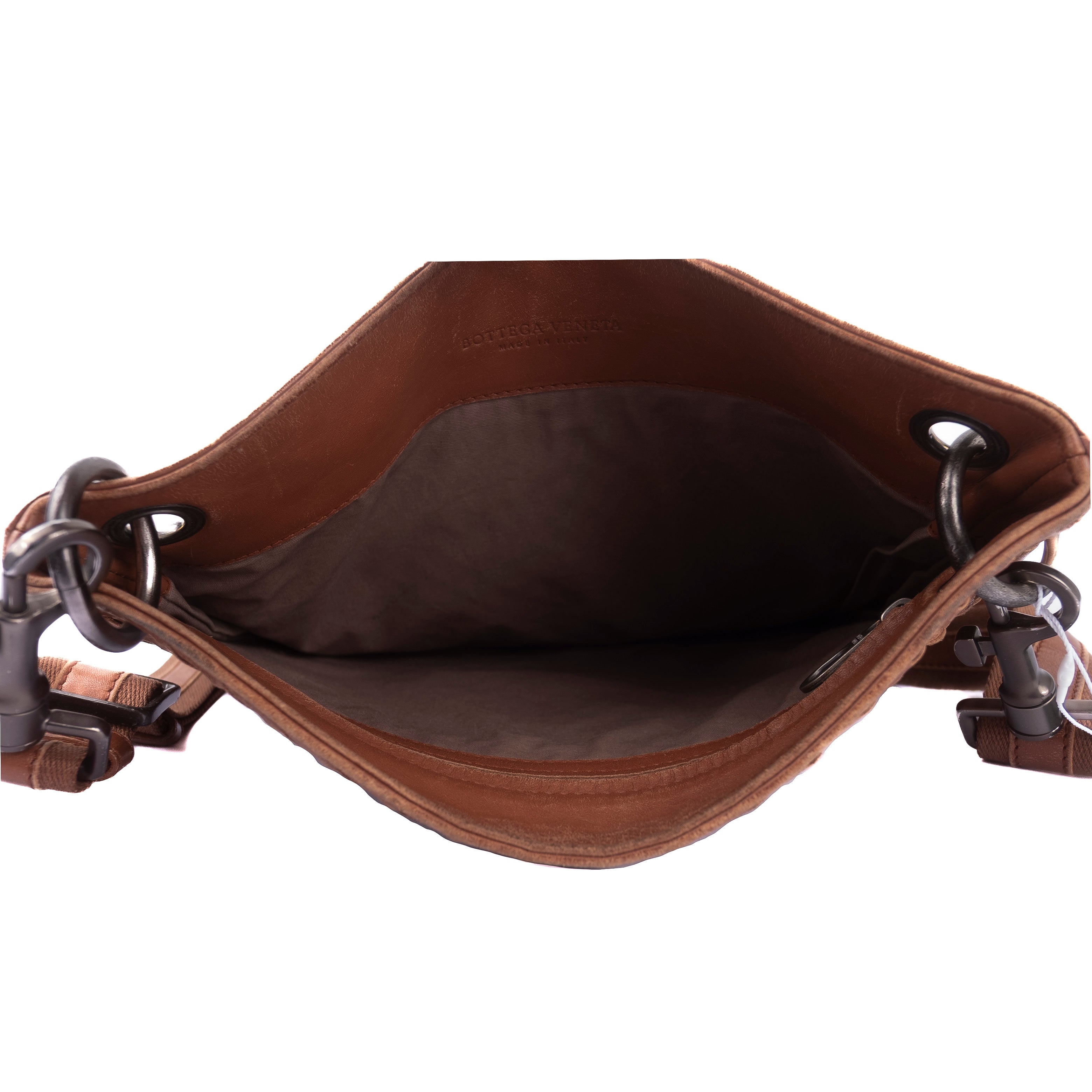 Brown Intrecciato Bag