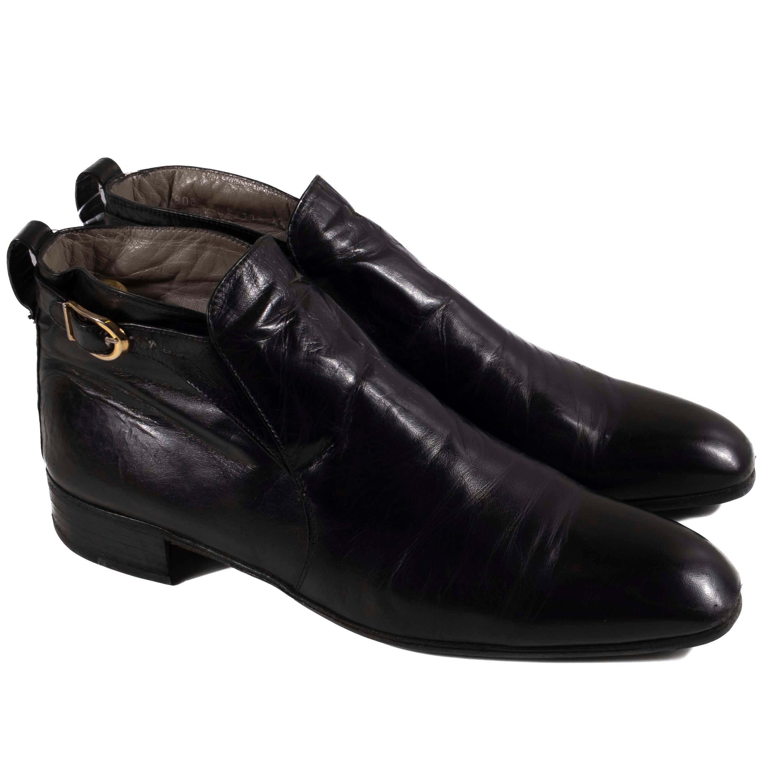 MORESCHI Black Jodhpur Boots