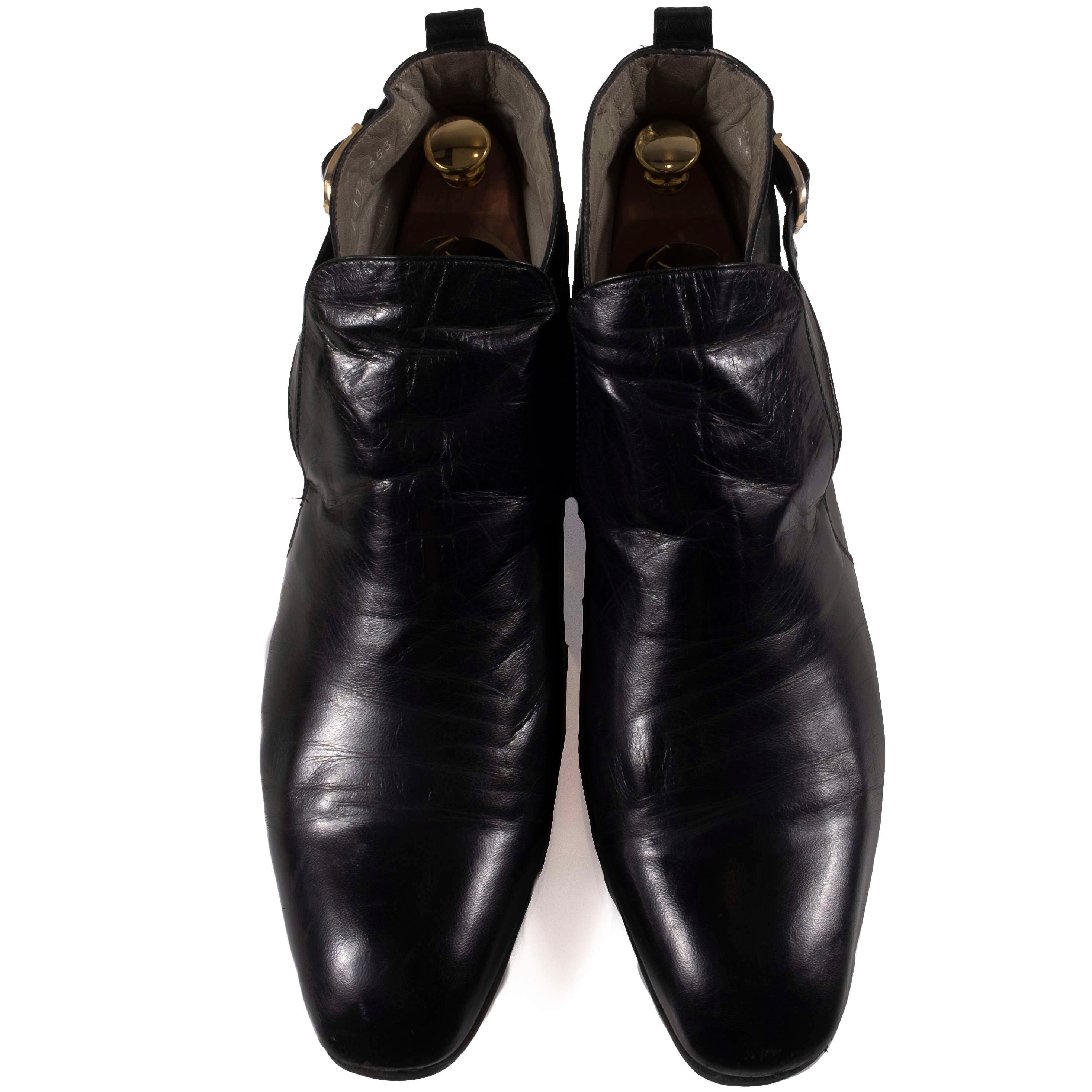 MORESCHI Black Jodhpur Boots