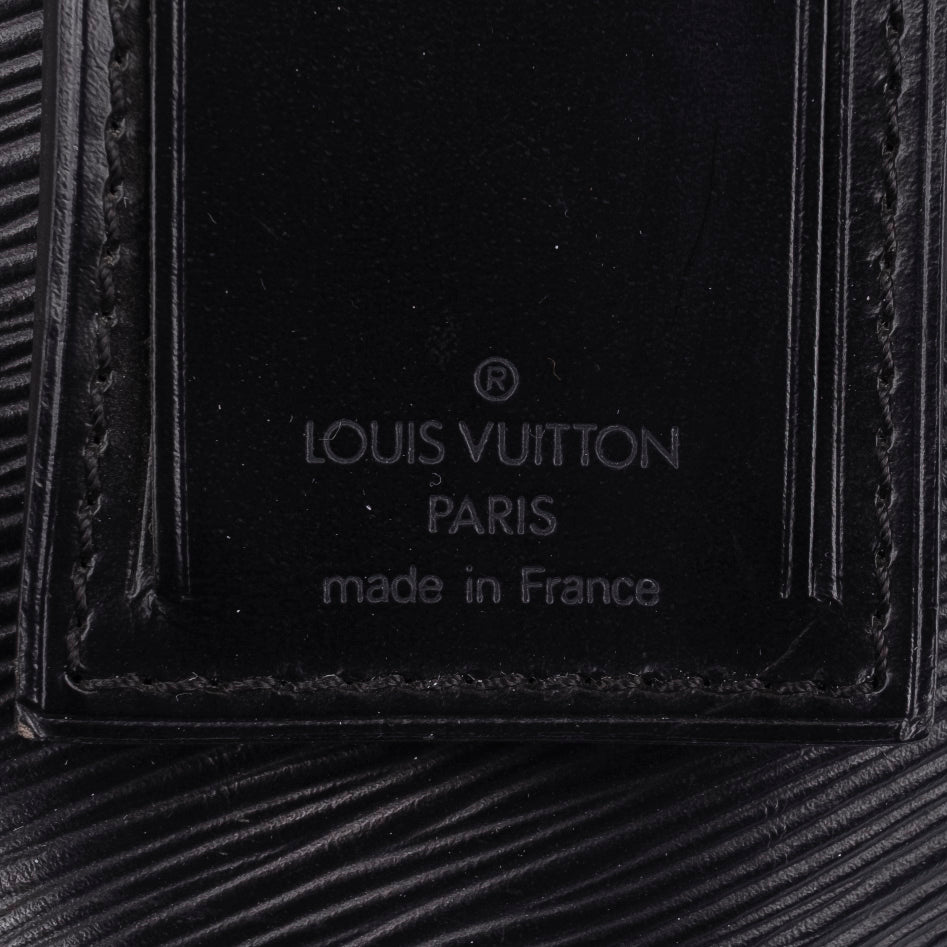 Black Epi Leather Weekend Bag