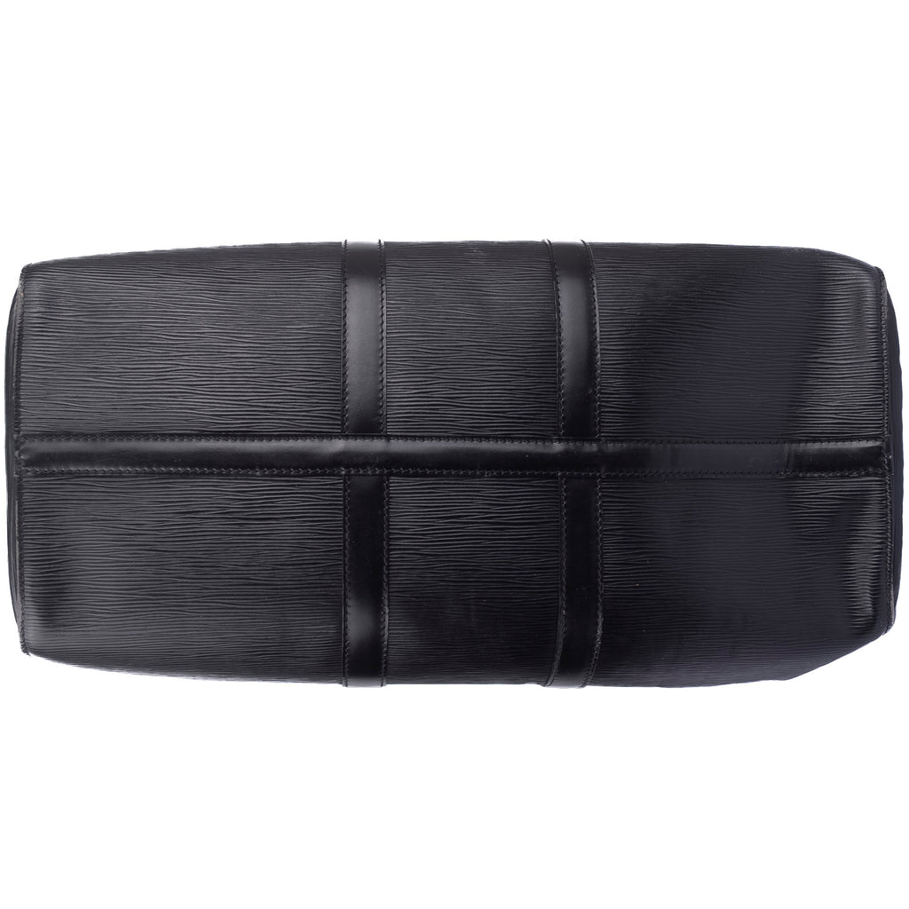 Black Epi Leather Weekend Bag