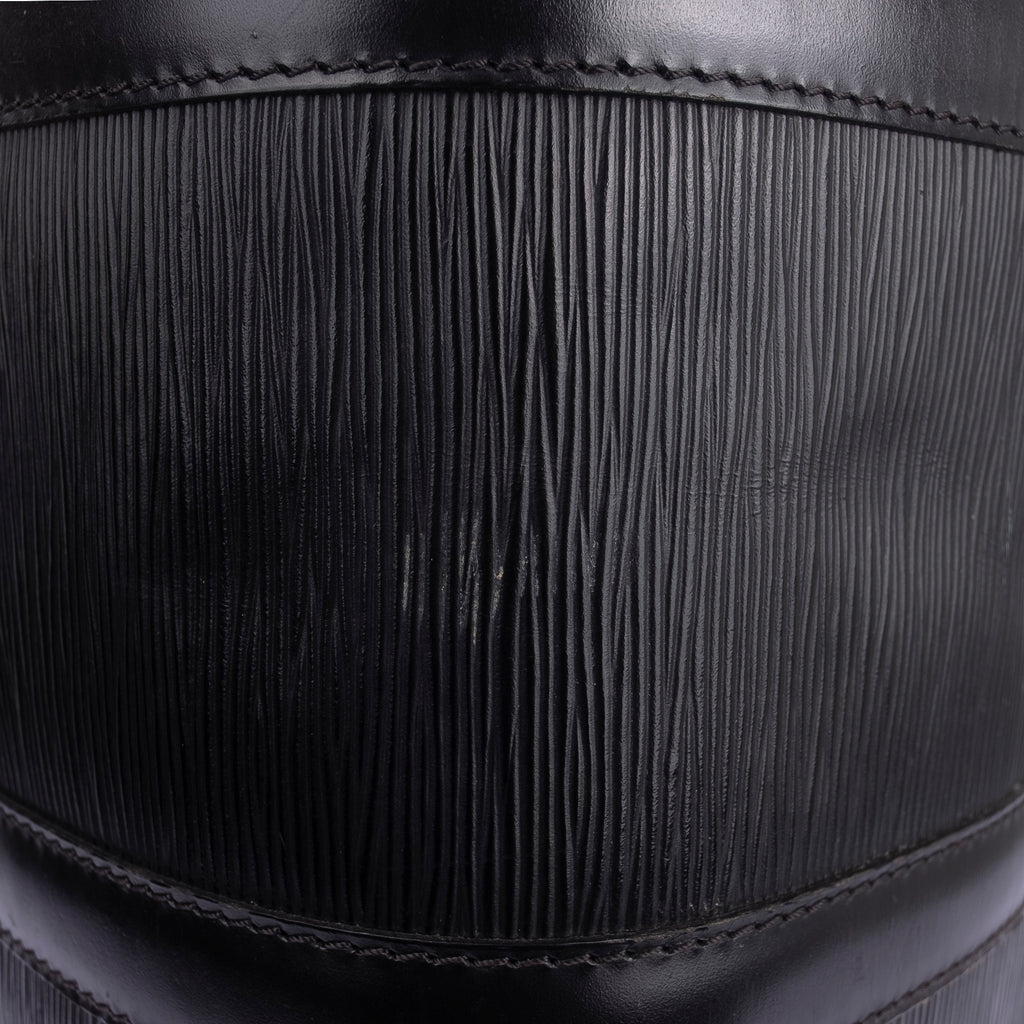 Black Epi Leather Weekend Bag