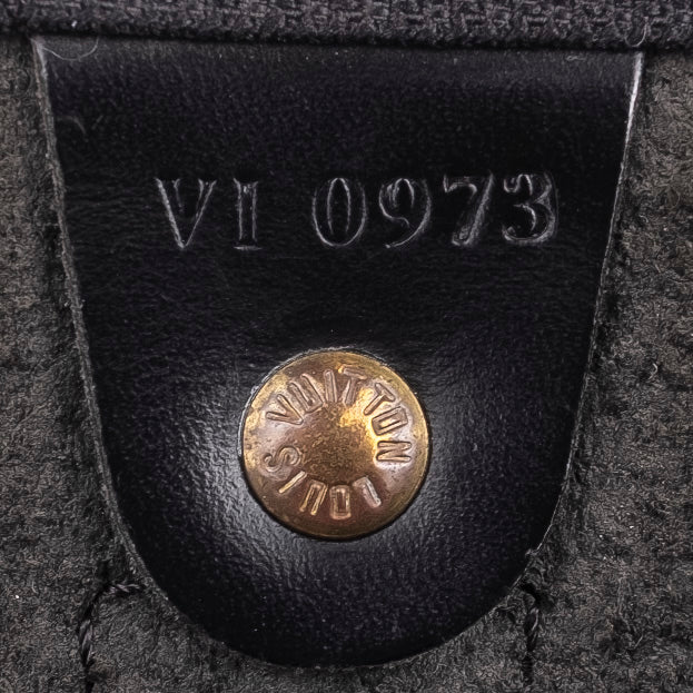 Black Epi Leather Weekend Bag