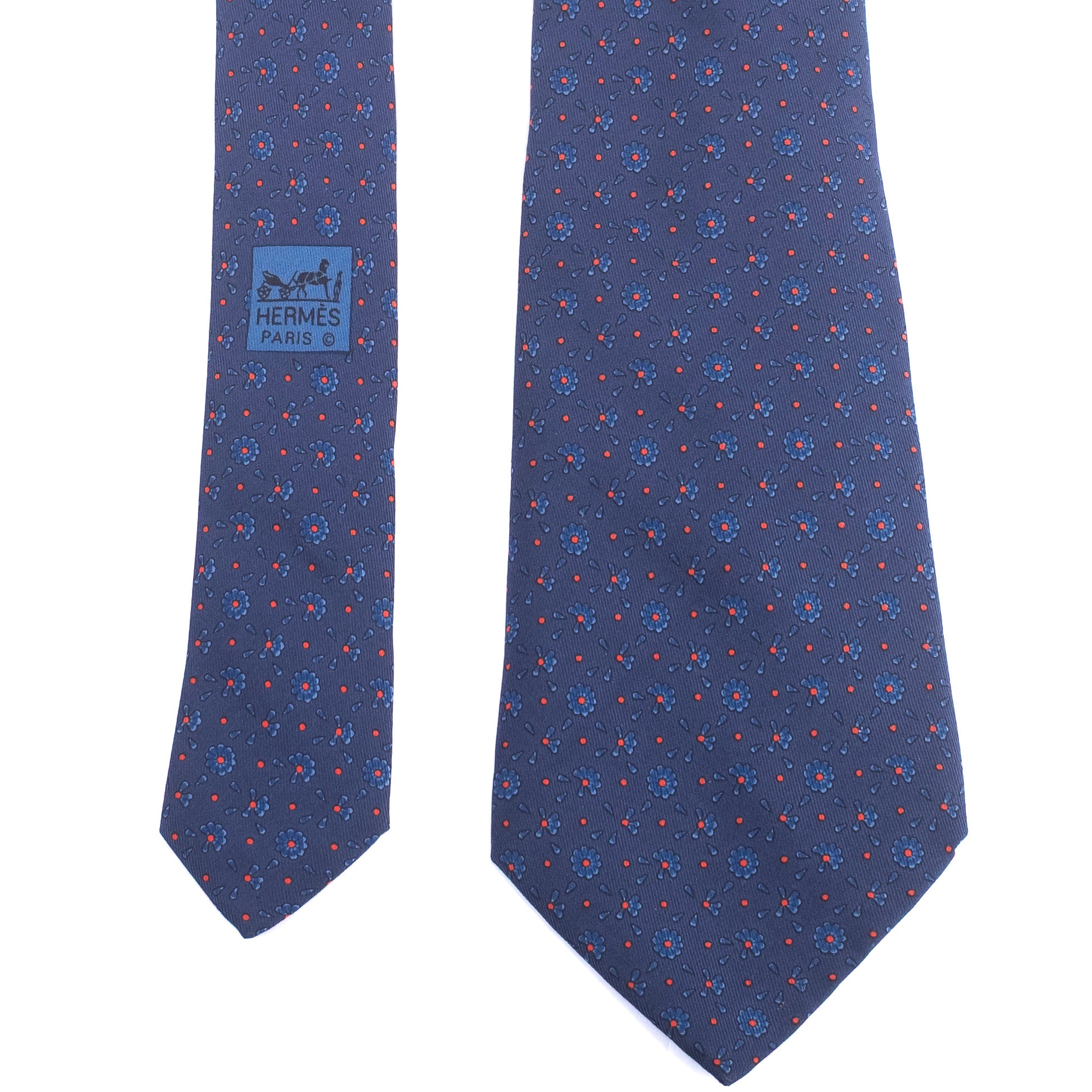 Navy Dotted Tie