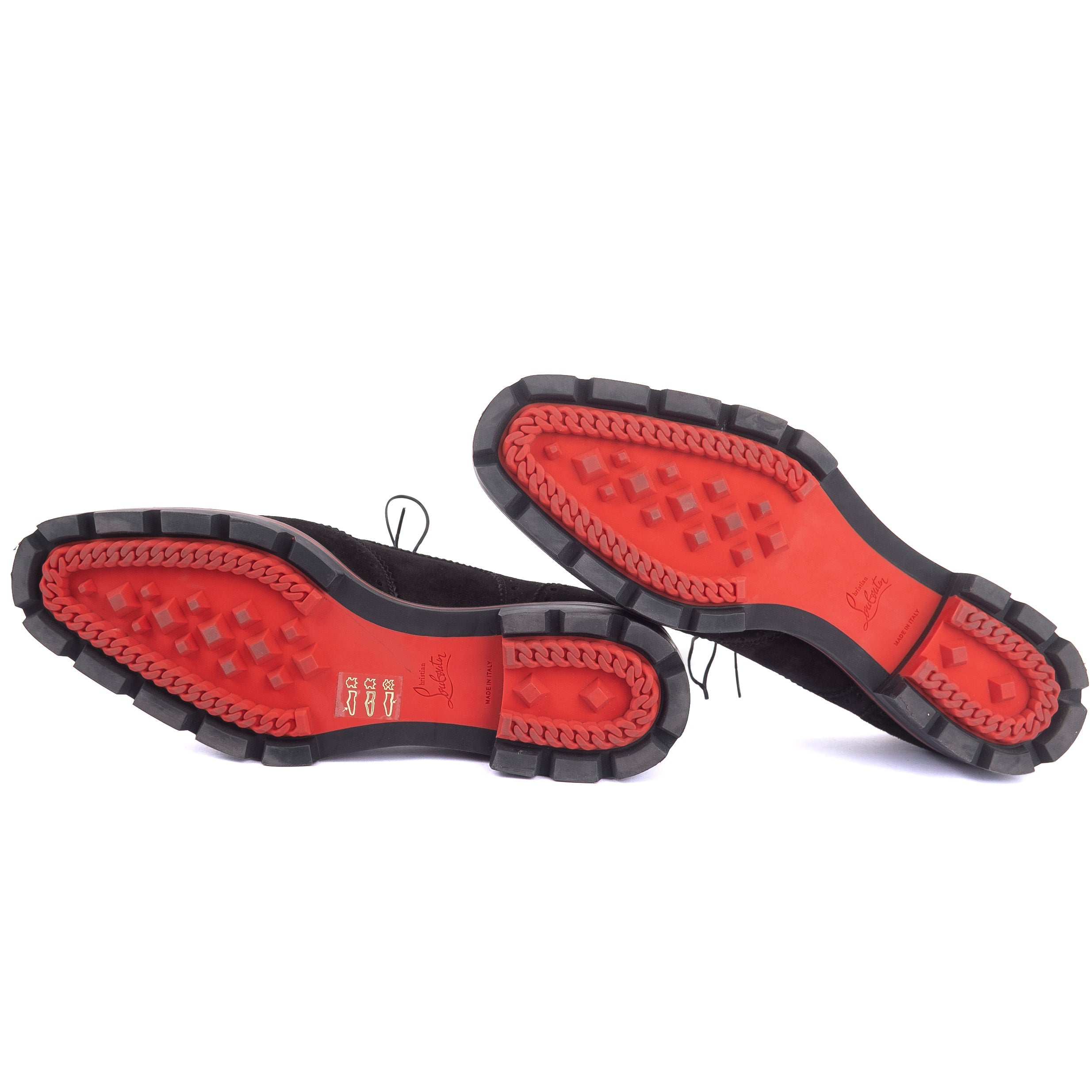 Black Suede Brogue Derbies