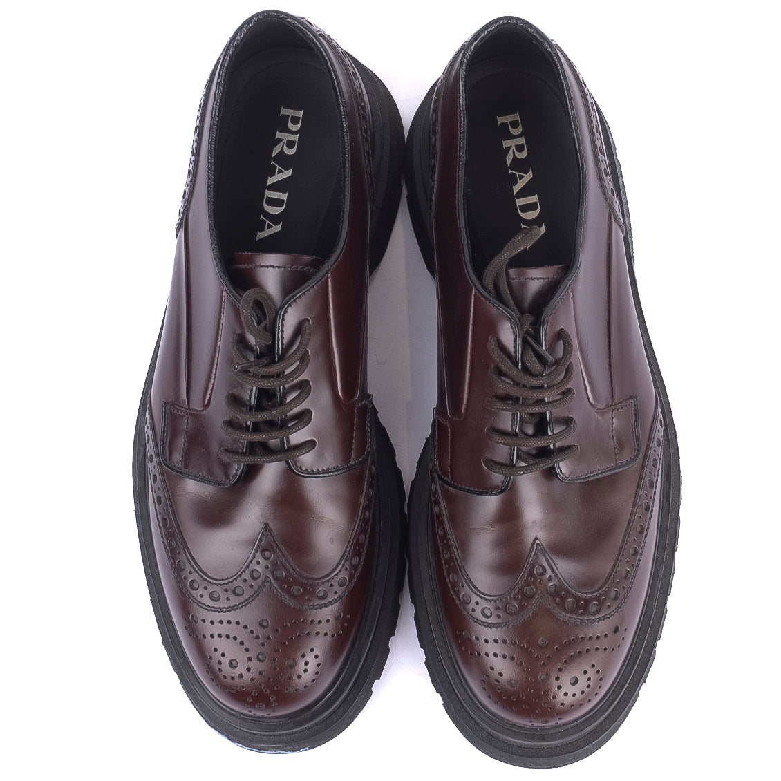 Oxblood Brogue Derbies