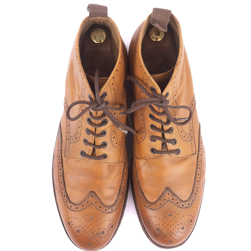 Light Brown Brogue Boots