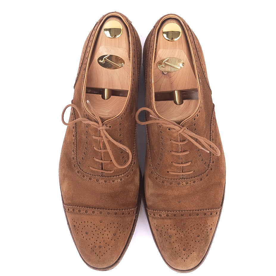 Brown Suede Oxford Brogues
