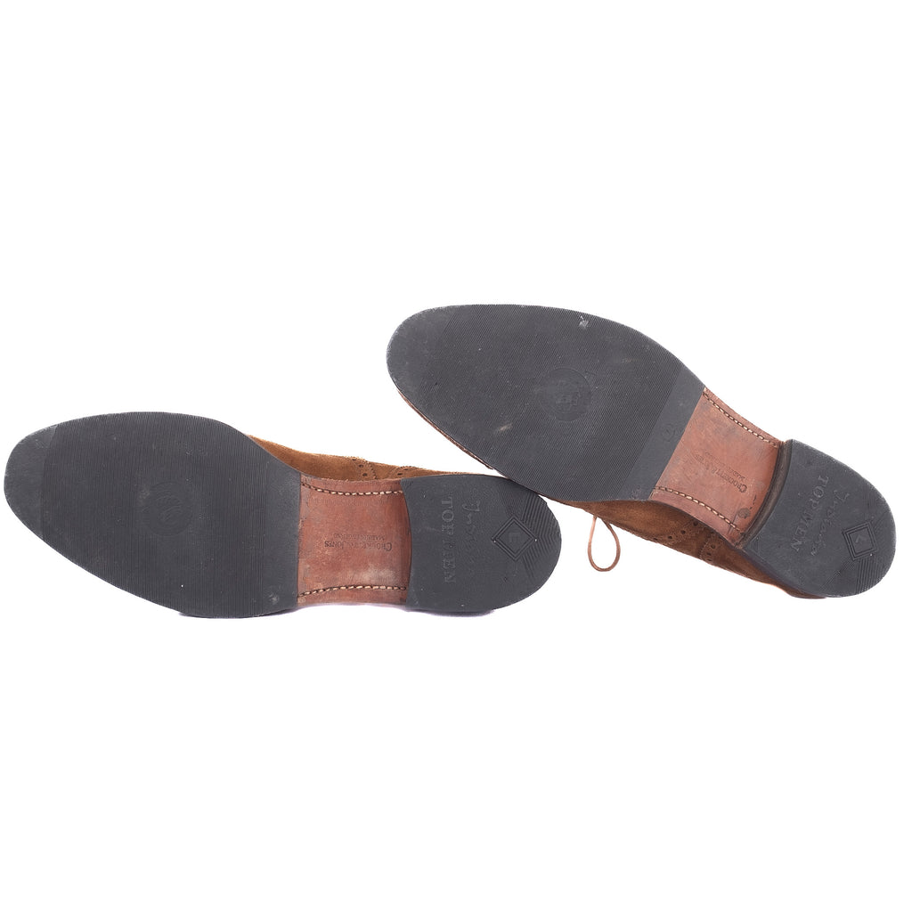 Brown Suede Oxford Brogues