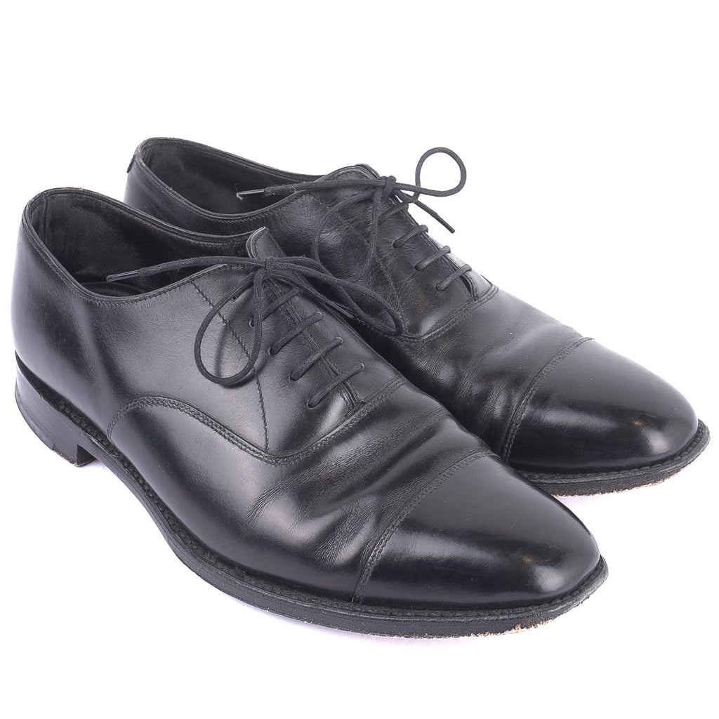 Black Cap Toe Oxfords