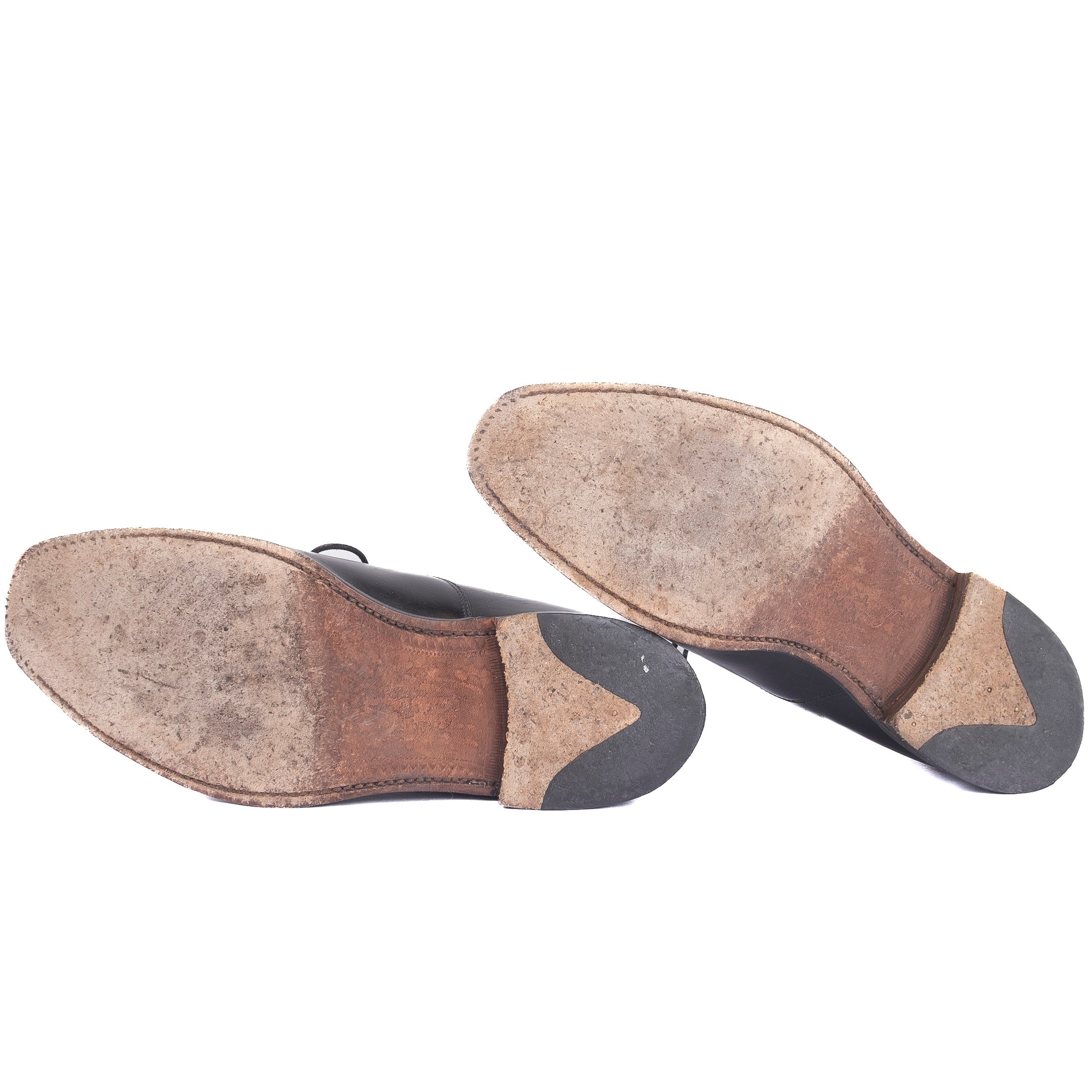 Black Cap Toe Oxfords