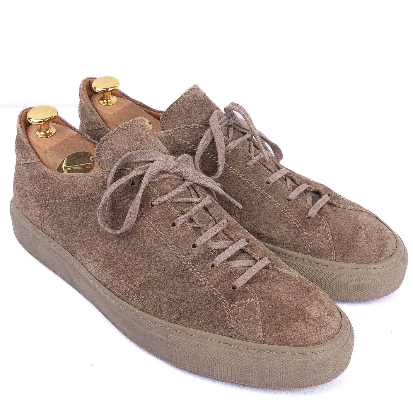 C.QP Suede Sneakers
