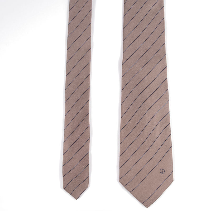 Dunhill Taupe Striped Tie