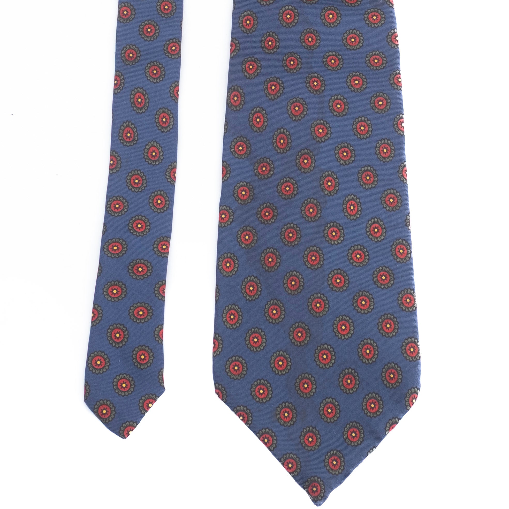 Navy Patterned Tie