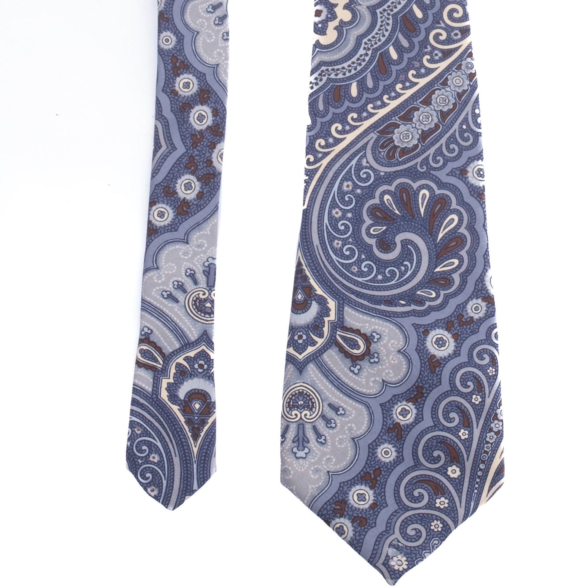 Navy Paisley Tie
