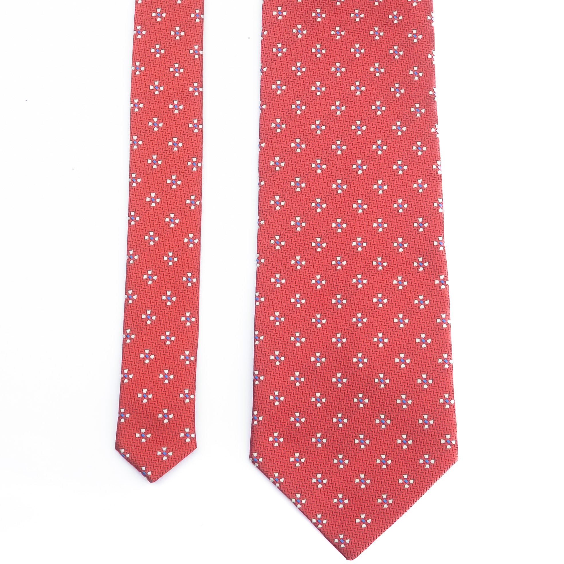 Red Patterned Tie