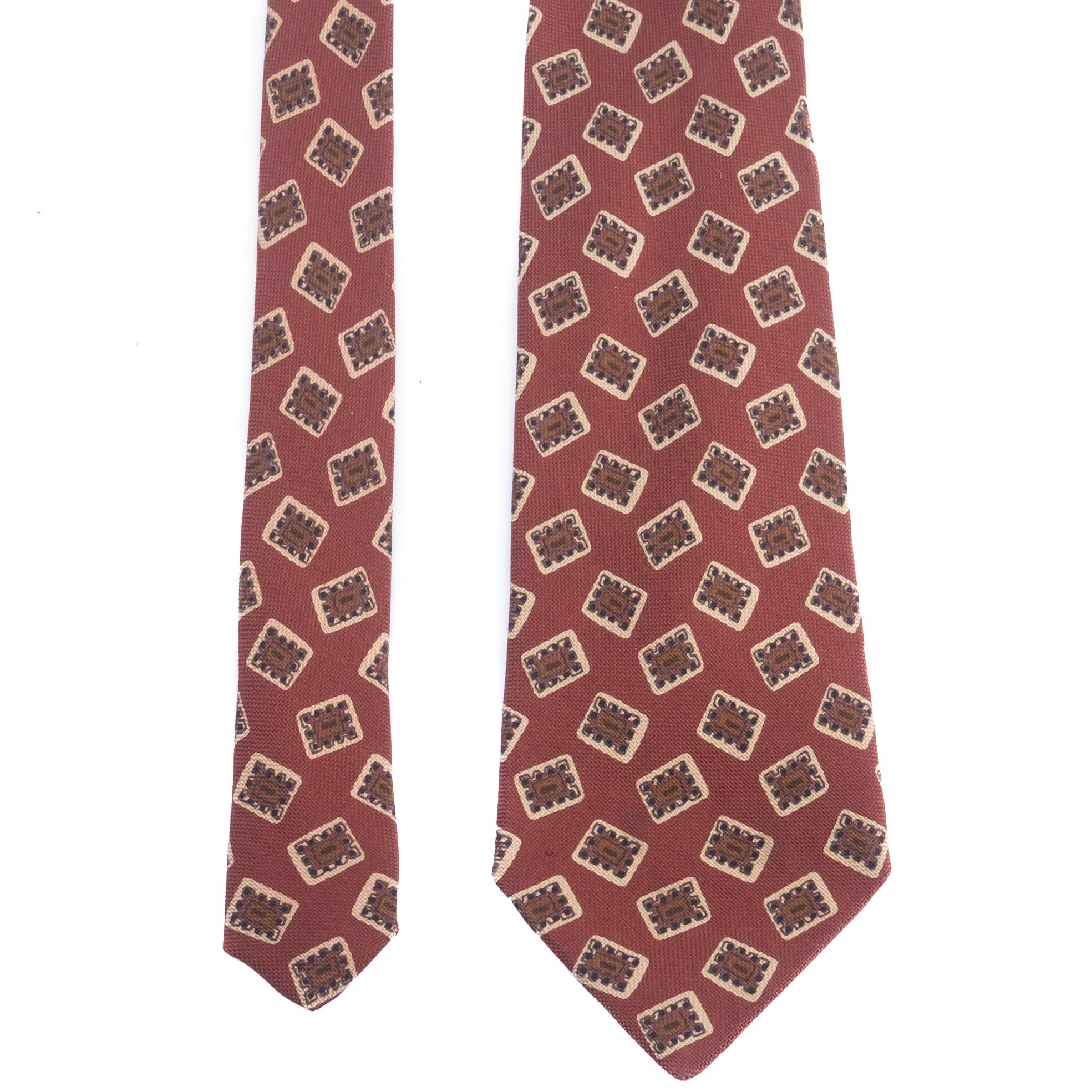 Red Patterned Tie