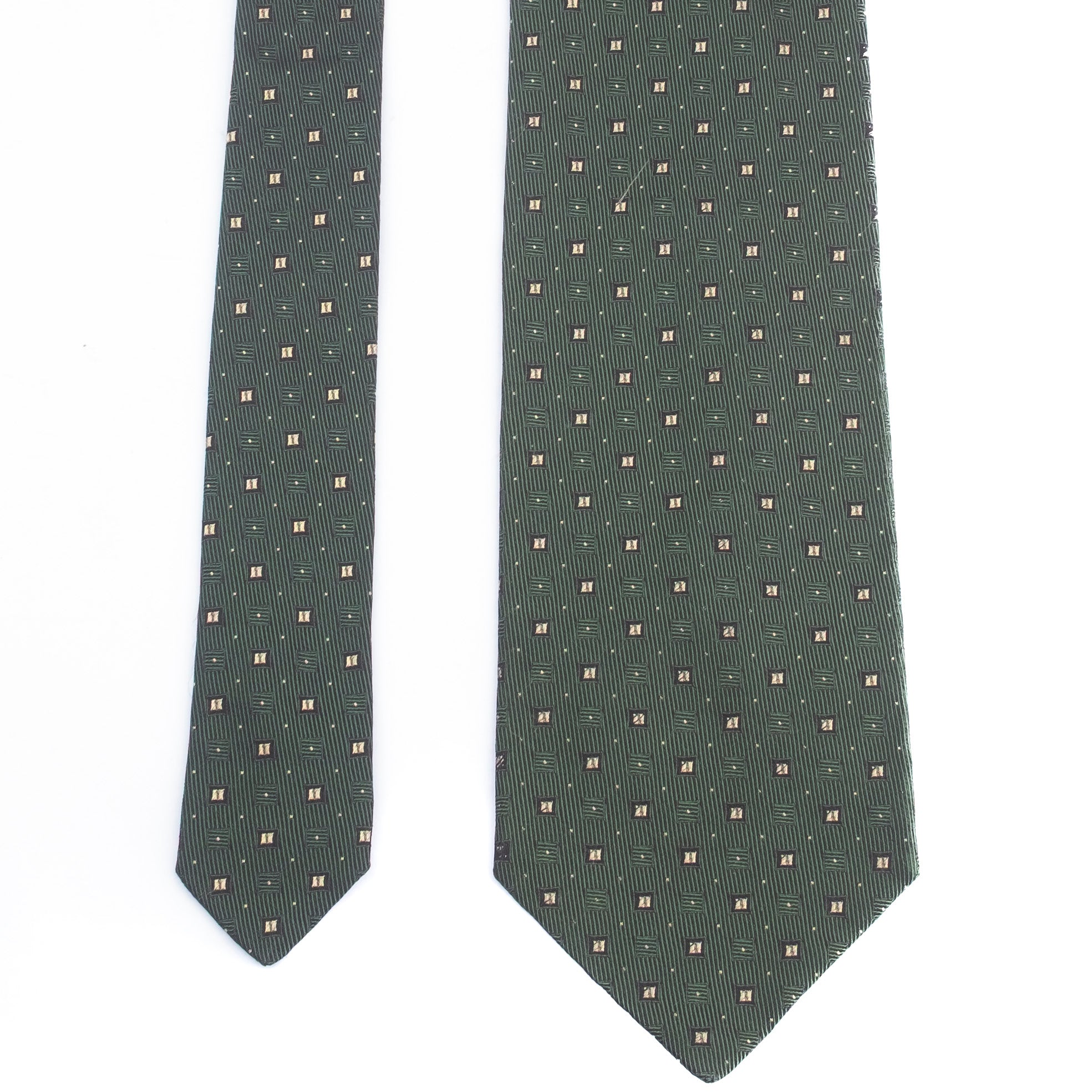 Green Patterned Tie