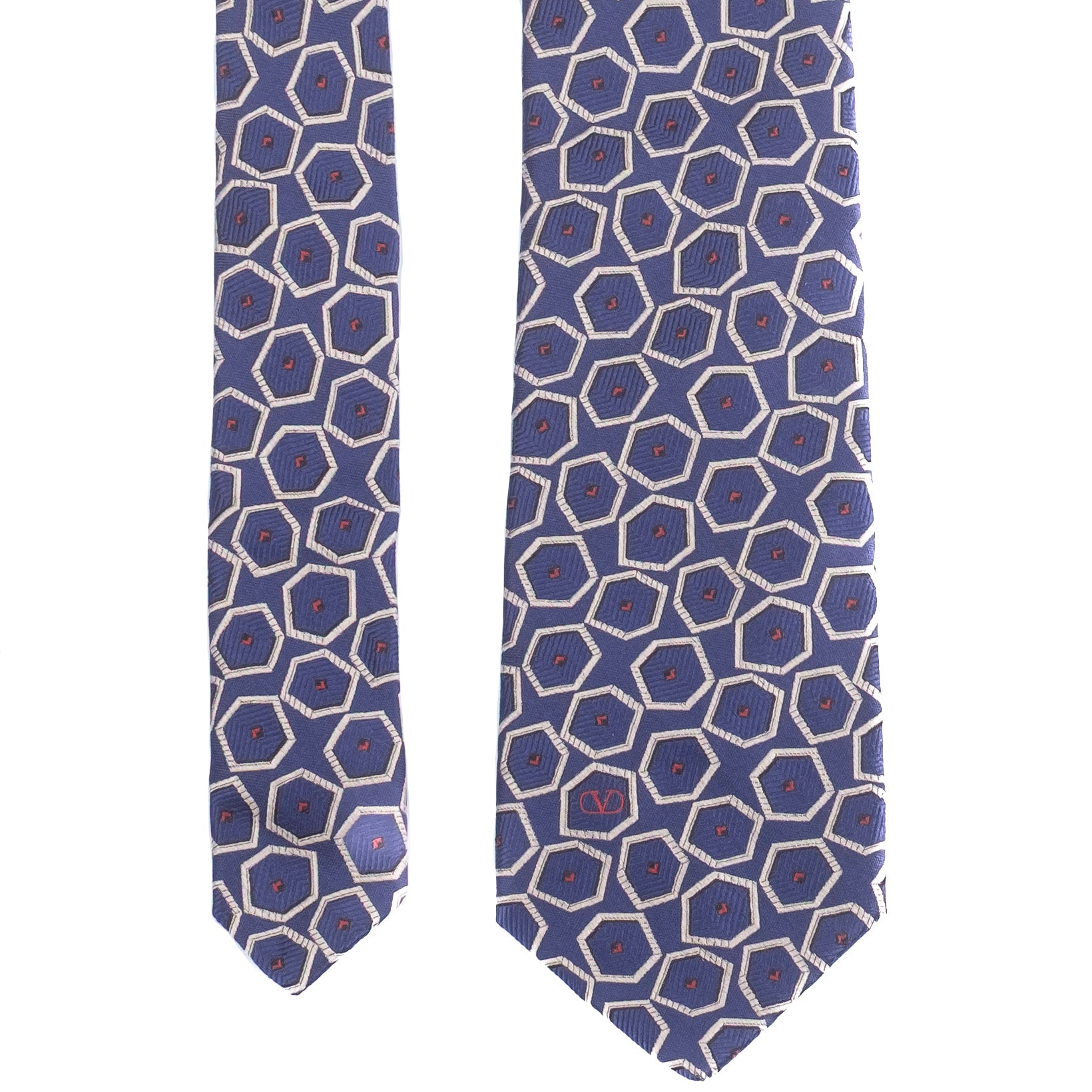 Blue Patterned Tie