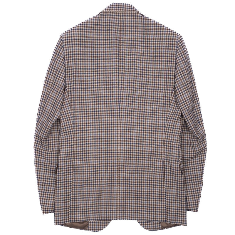 Brown and blue checks Summer Sport Coat