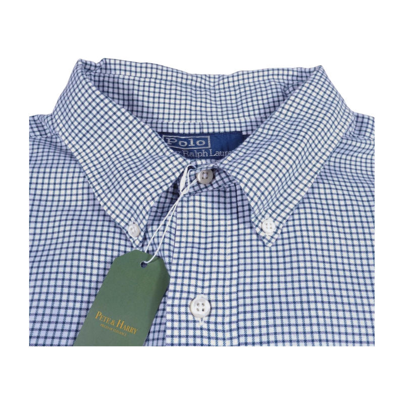 Polo Ralph Lauren Green Check Shirt Sz 43.5