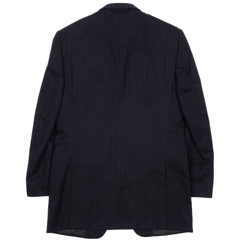 Corneliani Grey Pinstripe Notch Lapel Business Suit